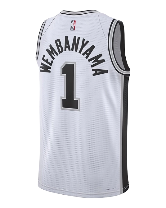 Джерси Виктора Вембаньямы San Antonio Spurs Association Edition, вид сзади