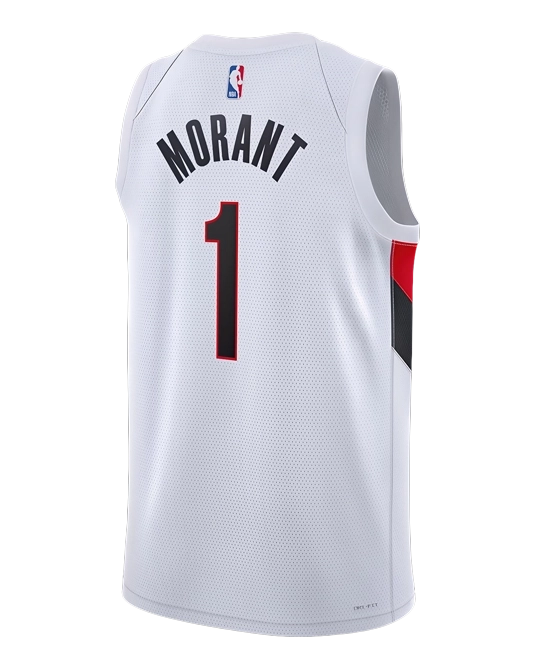Джерси Джа Моранта Portland Trail Blazers Association Edition, вид сзади