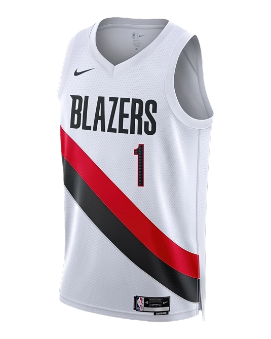 Джерси Джа Моранта Portland Trail Blazers Association Edition, вид спереди