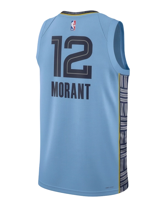 Джерси Джа Моранта Memphis Grizzlies Statement Edition, вид сзади