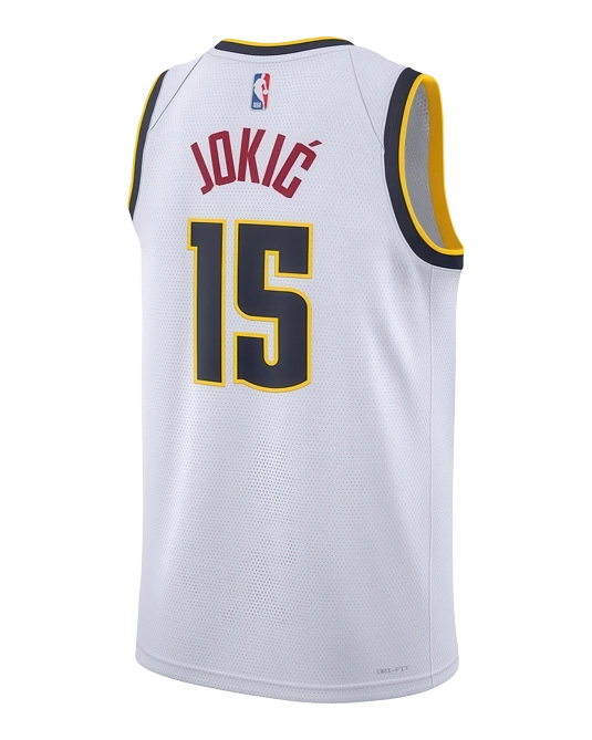 Джерси Николы Йокича Denver Nuggets Association Edition, вид сзади