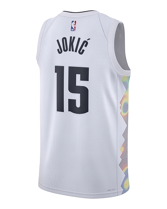 Джерси Николы Йокича Denver Nuggets City Edition 2024/2025, вид сзади