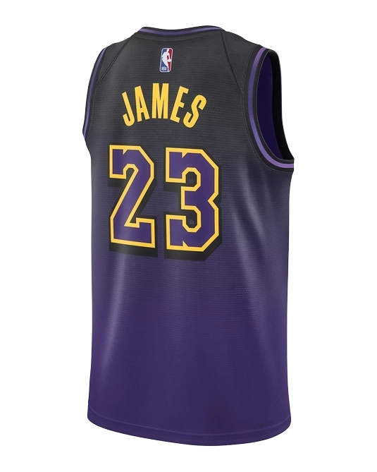 Джерси Леброна Джеймса Los Angeles Lakers City Edition 2024/25, вид спереди
