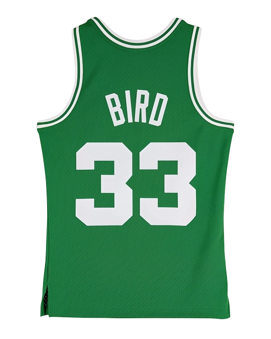 Джерси Ларри Бёрда Boston Celtics Hardwood Classics 1985/1986, вид сзади