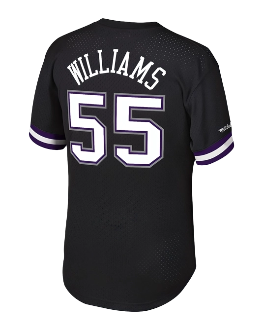 Футболка Джейсона Уильямса Sacramento Kings Hardwood Classics, вид сзади