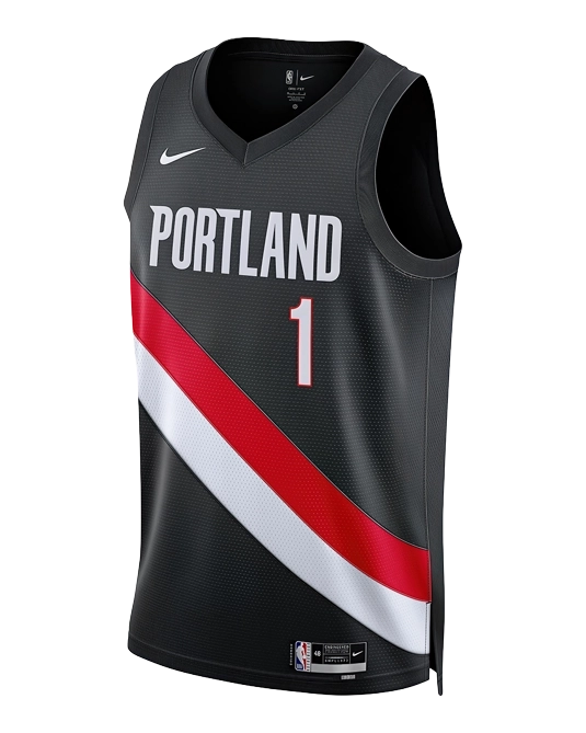 Джерси Джа Моранта Portland Trail Blazers Icon Edition, вид спереди