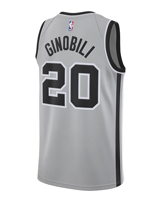 Джерси Ману Джинобили San Antonio Spurs Statement Edition, вид сзади