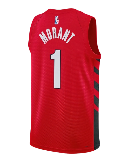 Джерси Джа Моранта Portland Trail Blazers Statement Edition, вид сзади